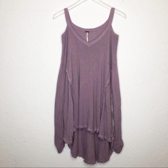 Free People | Moonshine Purple Oversized Sweater - Picture 2 of 6